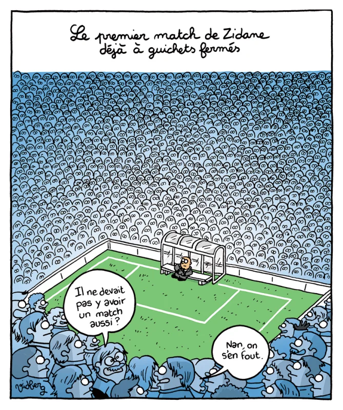 Le premier match de Zidane déjà à guichets fermés